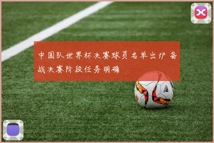 中国队世界杯决赛球员名单出炉 备战决赛阶段任务明确